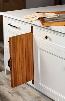Pullout Cutting Board and Rack
