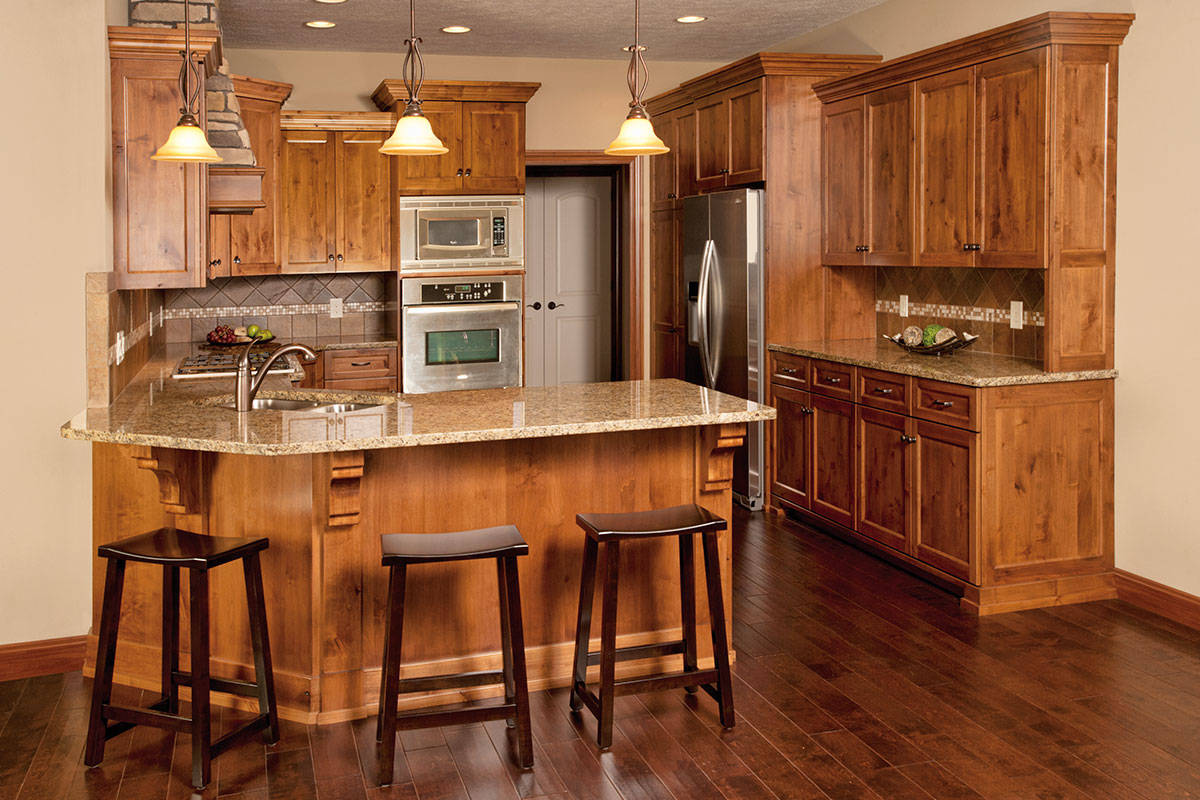 cabinetry | Kitchen Cabinetry | Knotty Alder at The Cove