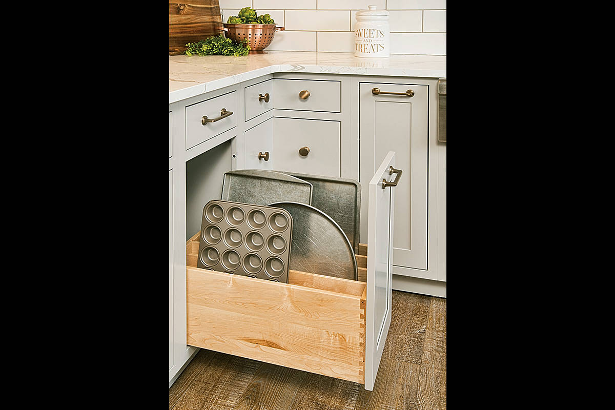 Modern Farmhouse Tray Dividers Pull-out