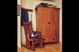 Mission 2-Drawer Armoire - Large