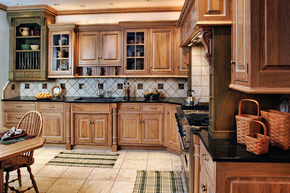 Hickory Kitchen Cabinets Pictures : Rustic Hickory Kitchen Cabinets
