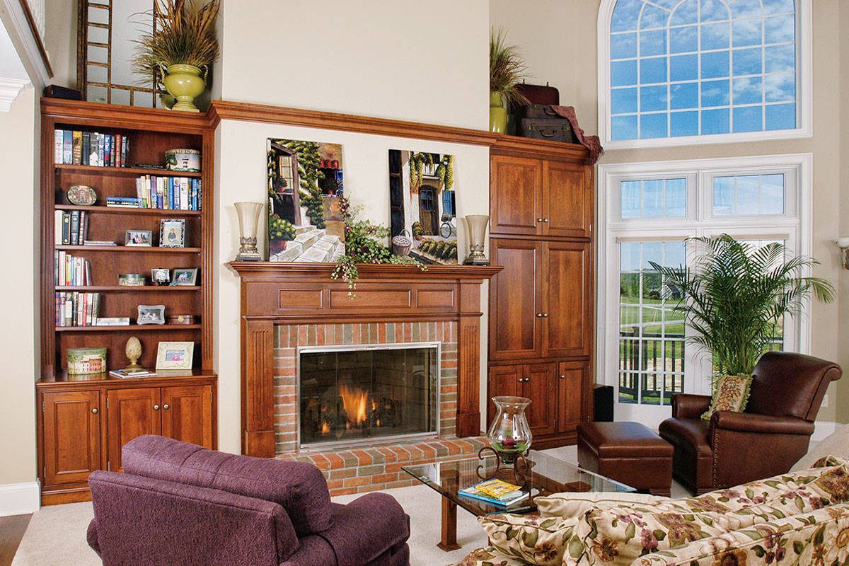 Cherry Family Fireplace &amp; Sides