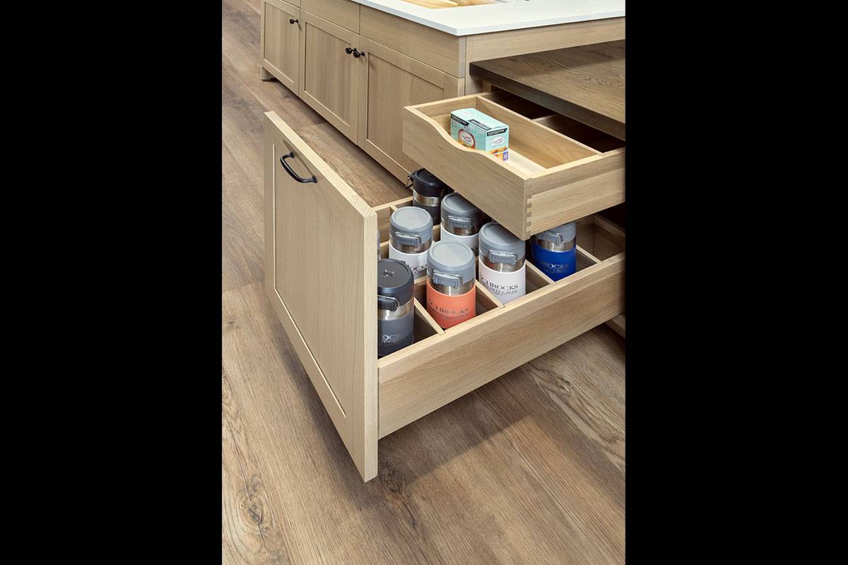 Water Bottle Storage Nested Pullout