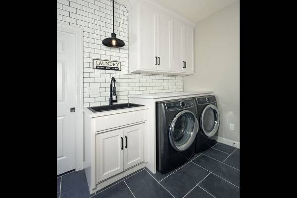 White Utility Room